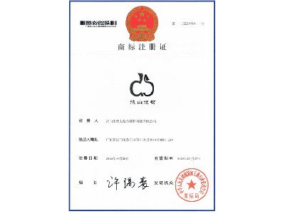 德山復(fù)材DS商標(biāo)注冊(cè)證